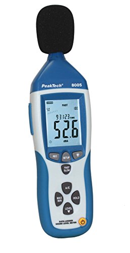 Peak-Tech-Misuratorefonometro-con-32000-punti-Data-LoggerData-Logger-e-interfaccia-USB--Livello-sonoro-DBA-e-DBC-1-pezzi-P-8005-0