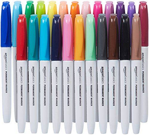 AmazonBasics-Pennarelli-indelebili-confezione-da-24-pezzi-Colori-assortiti-0