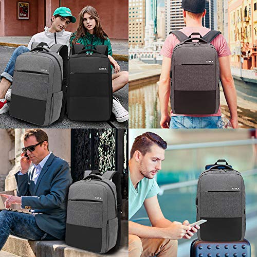 XQXA Zaino PC Portatili,Zaino con tasca antifurto Impermeabile Zaino per  Laptop con Porta USB,Zaino per Computer Affari… - Salvatore Patti