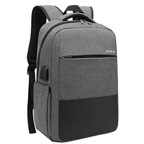 XQXA-Zaino-PC-PortatiliZaino-antifurto-Impermeabile-Zaino-per-Laptop-con-Porta-USBZaino-per-Computer-Affari-da-156-Pollici-NotebookZaino-Lavoro-Uomo-per-Scuola-Viaggio-0