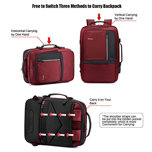 Xnuoyo 17.3 Pollici Espandibile Laptop Zaino Antifurto, Impermeabile TSA  Zaino Porta PC Convertibile per Notebook (Rosso… - Salvatore Patti