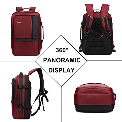 Xnuoyo 17.3 Pollici Espandibile Laptop Zaino Antifurto, Impermeabile TSA  Zaino Porta PC Convertibile per Notebook (Rosso… - Salvatore Patti